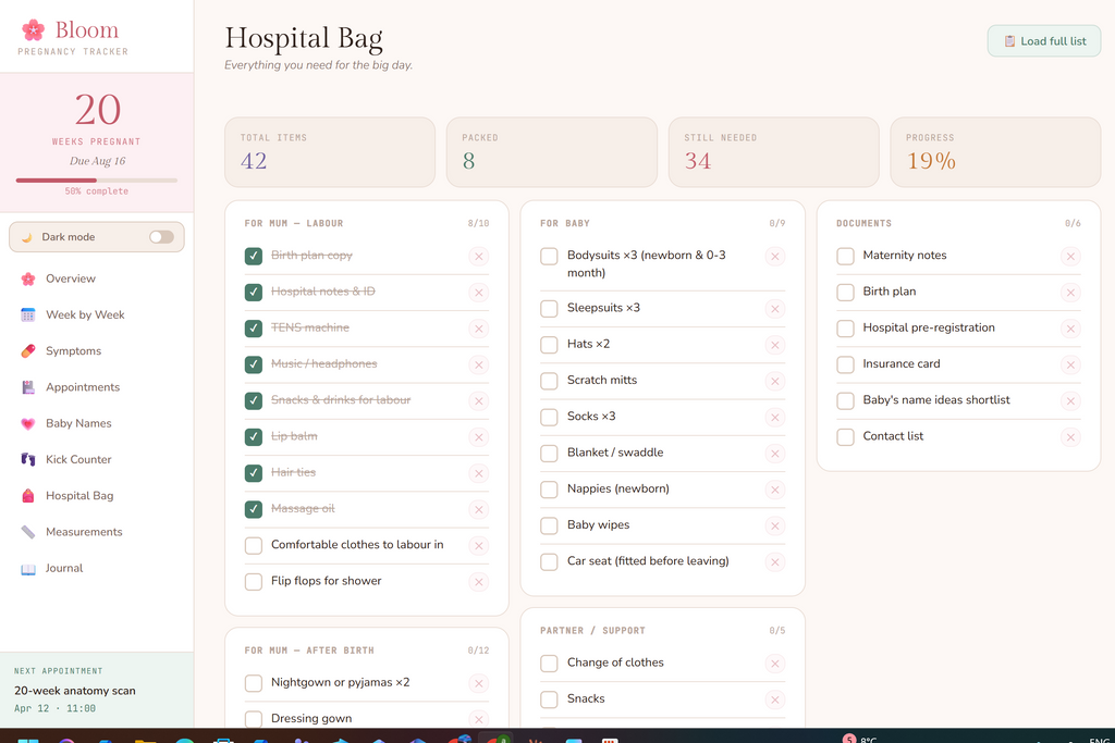 Bloom - Baby & Pregnancy Tracker