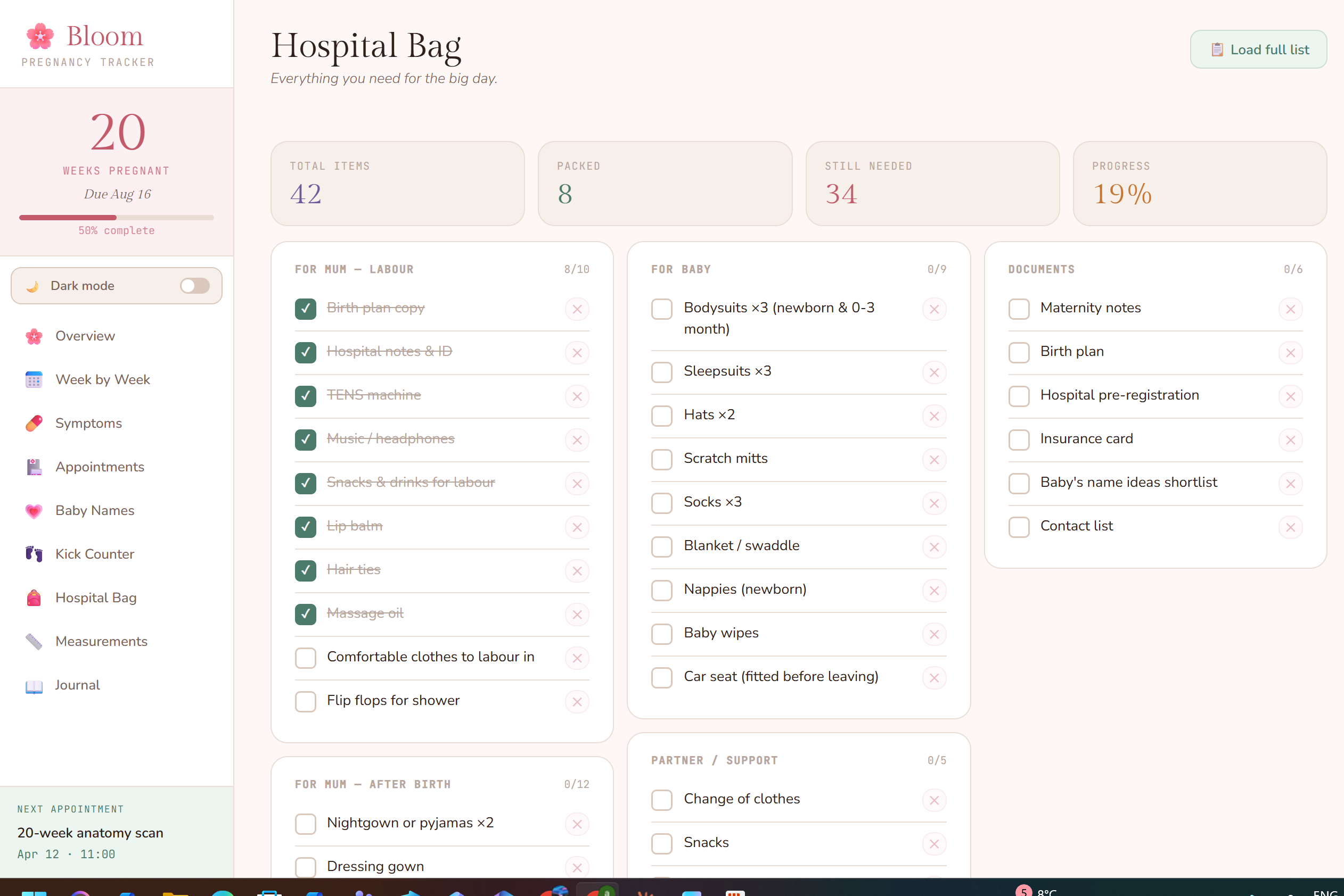 Bloom - Baby & Pregnancy Tracker