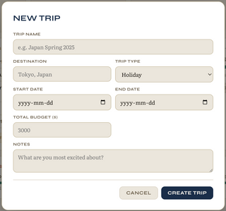 Roam — Travel Itinerary Planner with Budget & Packing List