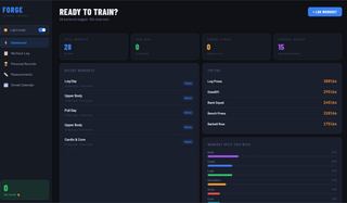 FORGE — Offline Workout Tracker & Fitness Log